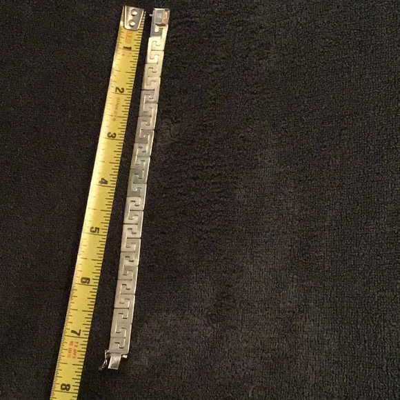 STERLING SILVER STAMPED BRACELET - Picture 4 of 5